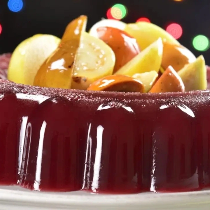 Gelatina de Ponche Navideño_